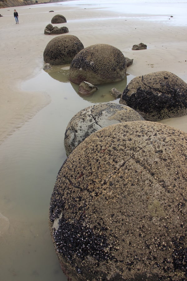 ニュージーランド・モエラキ ボルダーズ (Moeraki Boulders)