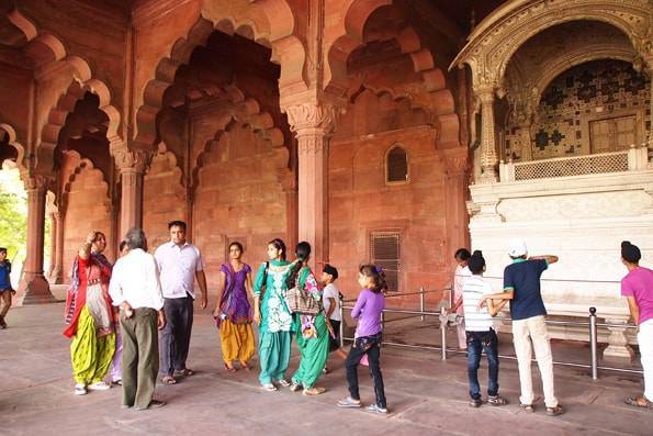 インド・オールドデリー・世界遺産ラール・キラー(Lal Qila)／レッド・フォート(Red Fort)