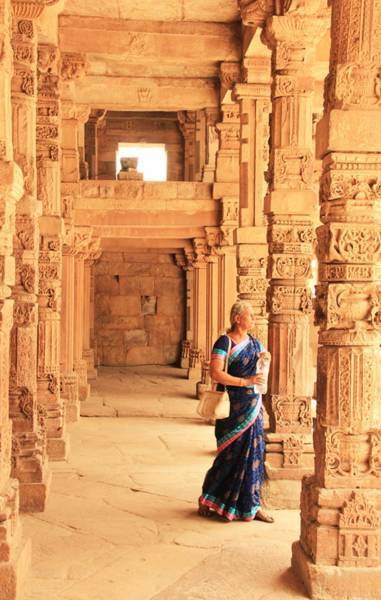 インド・デリー観光3【 長ぁ〜い塔】世界遺産「クトゥブ・ミナール(Qutb Minar)」