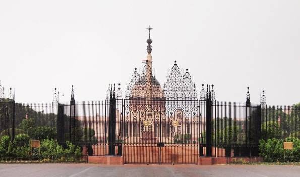 インド・デリーの大統領官邸（rashtrapati bhavan）