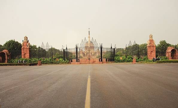 インド・デリーの大統領官邸（rashtrapati bhavan）