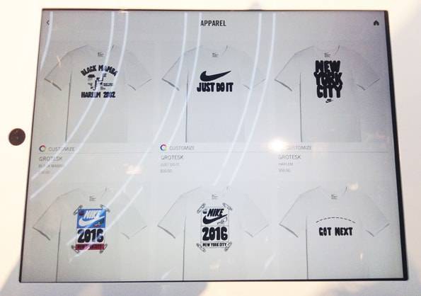 ナイキ ソーホー (NIKE SOHO)のカスタマイズTシャツ