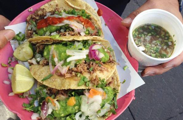 メキシコシティで食べたタコス