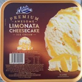リモナータ(レモネード)チーズケーキ味のアイスクリーム ニュージーランド